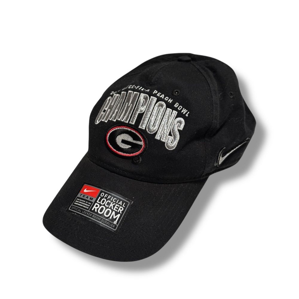 Nike Official Locker Room Georgia Bulldogs Hat 2022 Chick Fil A‎ Peach Bowl OSFM